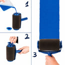 Rodillos De Pintura Recargables. Set de 7 Piezas. Sistema Antigoteo Para Pintar Paredes. Incluye Bandeja, Aplicador De Esquinas, Vaso Medidor y extensión.