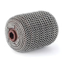 Repuesto de cabezal para cepillo de parrilla (Unidad). Rodillo de acero inoxidable para cepillo giratorio. Compatible con UR105.