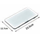 Espejo de maquillaje LED para Visera de Carro Touch Recargable USB Tipo C. Espejo  Portátil Luz Blanca y Cálida (23.5x12.7cm)