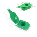 Pataconera Manual para Relleno 19.5cm. Prensa para Patacones. Moldeador de Masa. Color Verde (19.5cm)