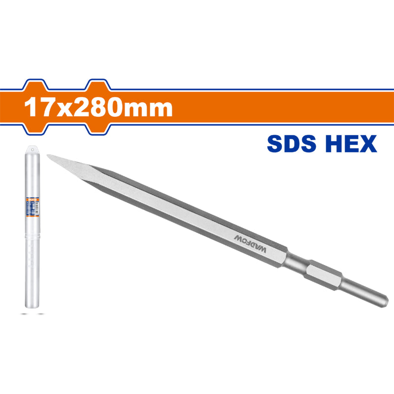 Cincel Puntiagudo SDS HEX 17x280mm Compatible con WDB1D45 UWDB1D45