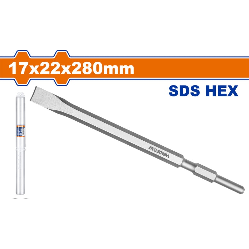 Cincel Plano SDS HEX 17x22x280mm Compatible con WDB1D45 UWDB1D45