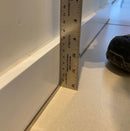 Zocalo EPS / PVC resistente para interiores color blanco 70x12x2900mm