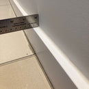 Zocalo EPS / PVC resistente para interiores color blanco 70x12x2900mm