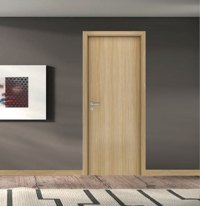 Puerta WPC 45mm madera interior Pino 70x215cm incluye marco completo y herrajes altisima calidad y resistencia