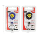 Llavero Desk Tech con identificación Soporte, retráctil  (1pza) (colores variados al azar)