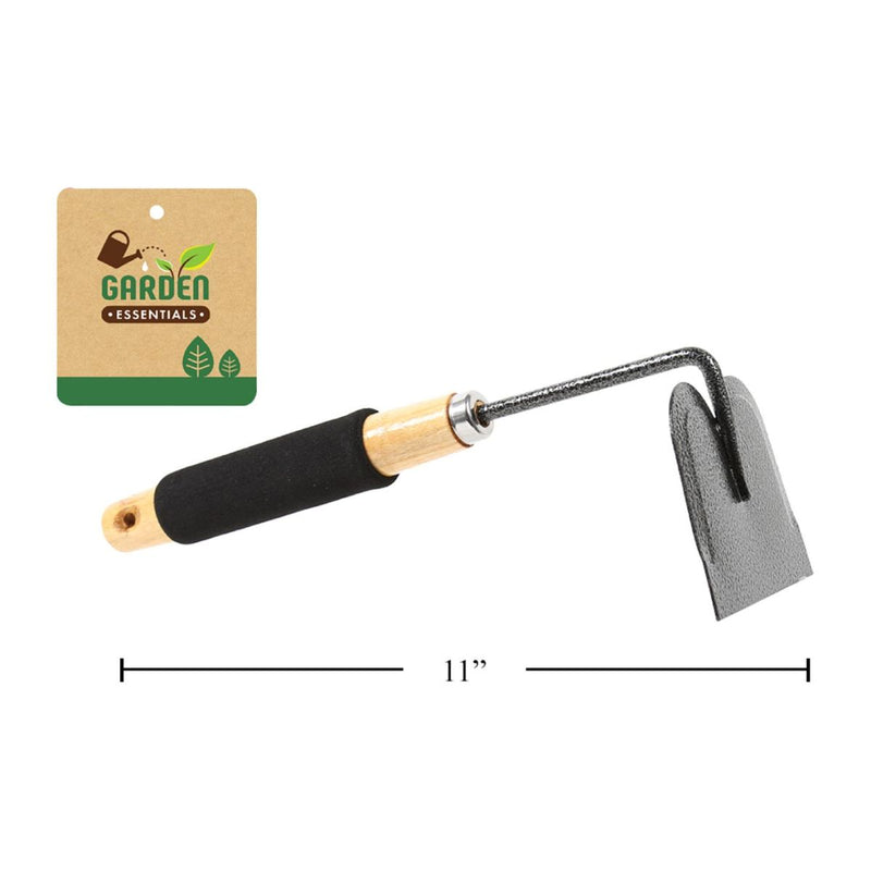 Garden E. Azada de acero al carbono de 11 "/ Mango de madera y agarre de espuma, cht