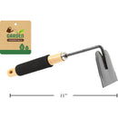 Garden E. Azada de acero al carbono de 11 "/ Mango de madera y agarre de espuma, cht