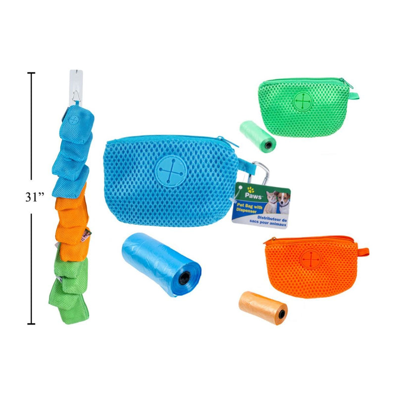 Dispensador de bolsas de basura  (1pza) (Viene en colores variados al azar)