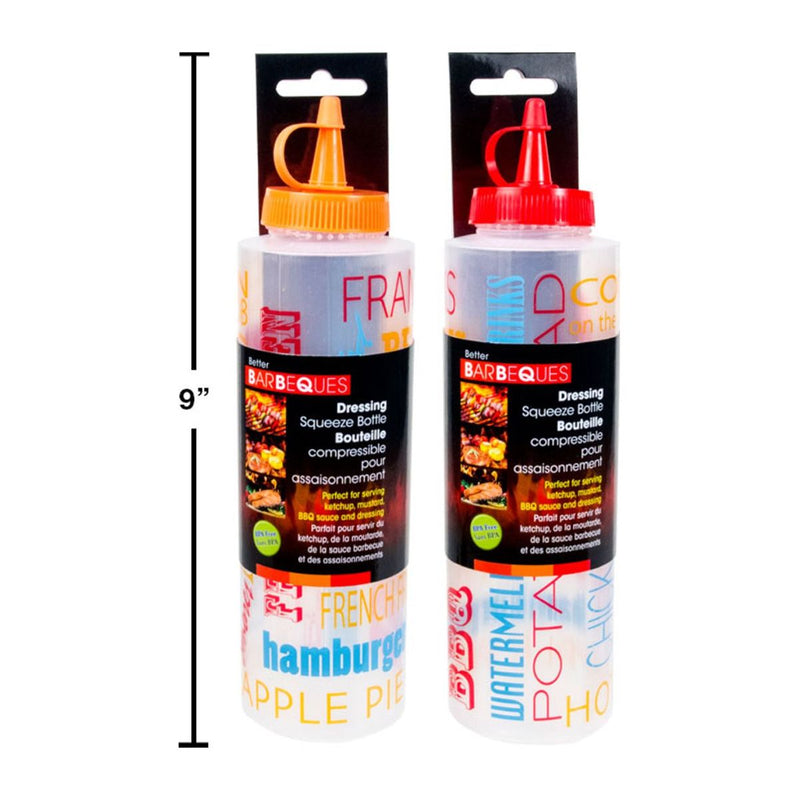 Botellas dispesadores de adereso de exprimir (1pza) (Viene en colores variados al azar)