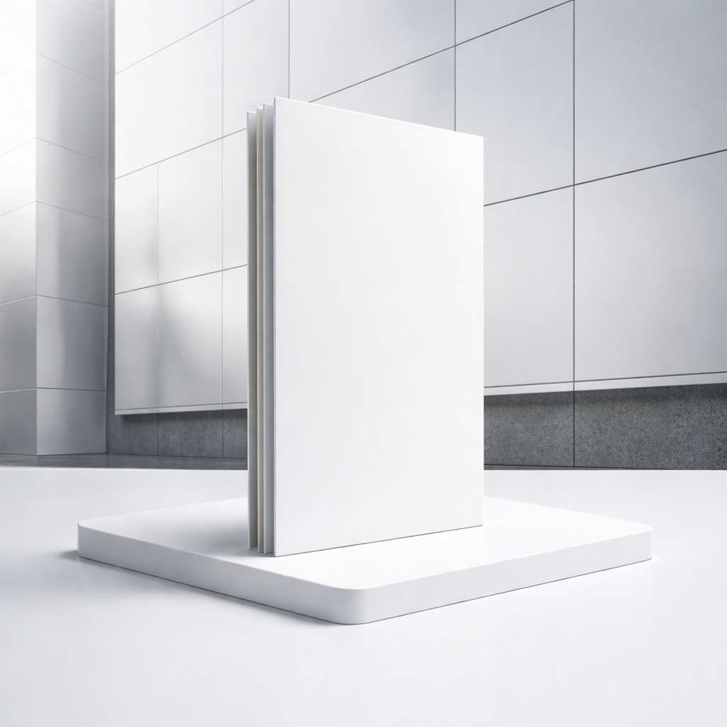 Lámina alucobond ACM 4mm PVDF 1.22x2.44m (4x8pies) Panel Revestimiento Exterior de Alta Calidad Color Blanco B001 aluminio compuesto