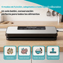 Selladora al Vacío 110W y 60 kPa con Sellado 30 cm. Máquina de Envasado de Alimentos con Panel Táctil Multifunción. Incluye 10 Bolsas