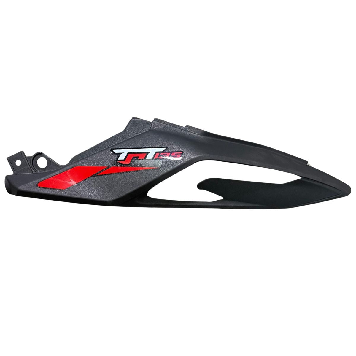 Covertor trasero izquierdo negro con calcomanias (TNT135) (CODIGO ANTERIOR MO-REP-65901V02011Z)