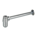 Trampa Sifón De Lavamanos De Acero Inoxidable. Tipo Botella 1-1/4". Sifón De Drenaje A Pared.