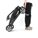 Scooter Discapacitados Silla de ruedas eléctrica de plegado manual 30kg. Bateria litio 12 km