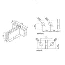 Conector Superior Con Aleta. Satinado