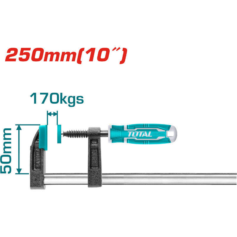 Sargento Fclamp 120x800mm 450KGS. pinza abrazadera tipo F