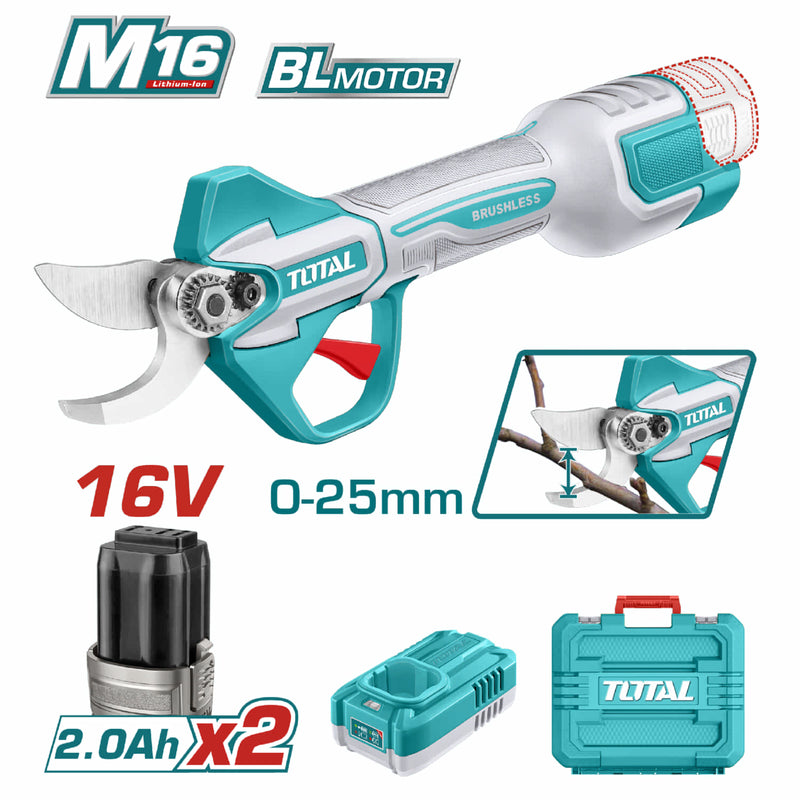 Podadora tijera Cizalla Recta 16V Motor sin escobillas Corte 25mm