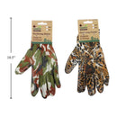Guantes de jardín con diseño de leopardo mujer