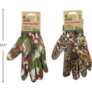Guantes de jardín con diseño de leopardo mujer