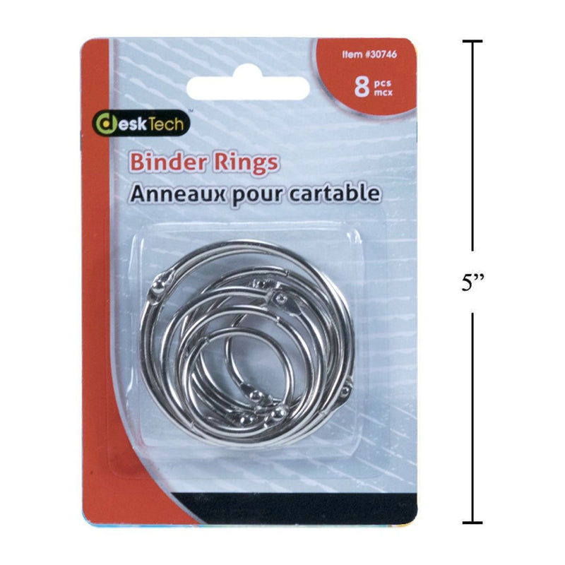 Carpetas anillas o de anillos Desk Tech, 8 pzs