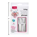 Kit de decoración de glaseado para dulces y tortas de 12 piezas Lucian