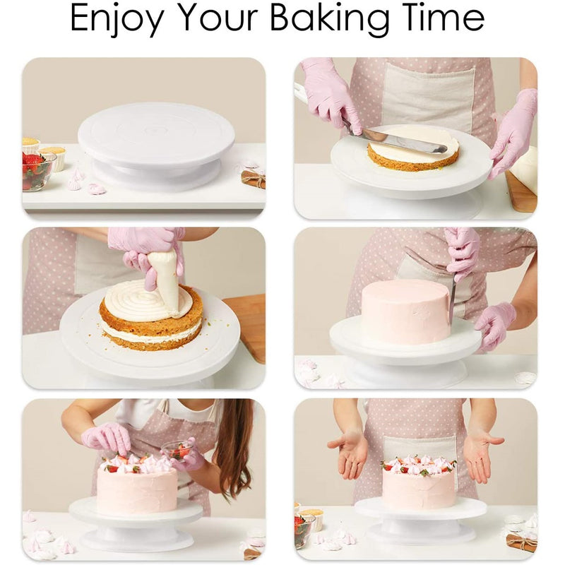 Base giratoria para decorar dulces.