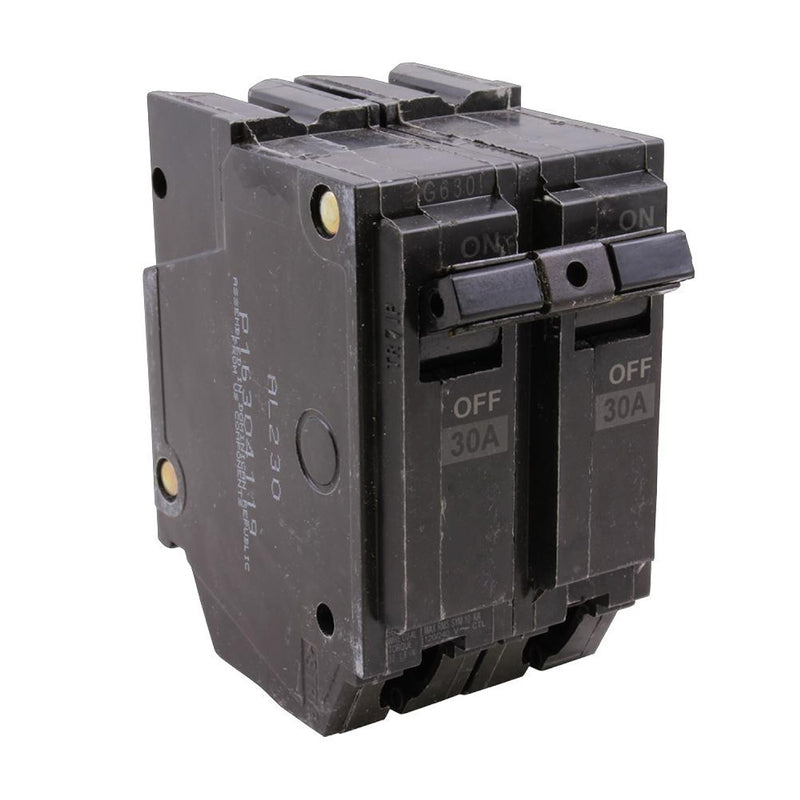 Breaker Electrico. 2 Polo. 60 Amp. 120/240 Volt. Color Negro. Material Plastico - Cobre.