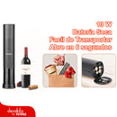 Sacacorchos a bateria, abridor para botellas de vino. No incluye baterías. Abre en 6 segundos.