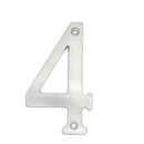 Numero 4 Slim 4" Cromo Satinado Lock