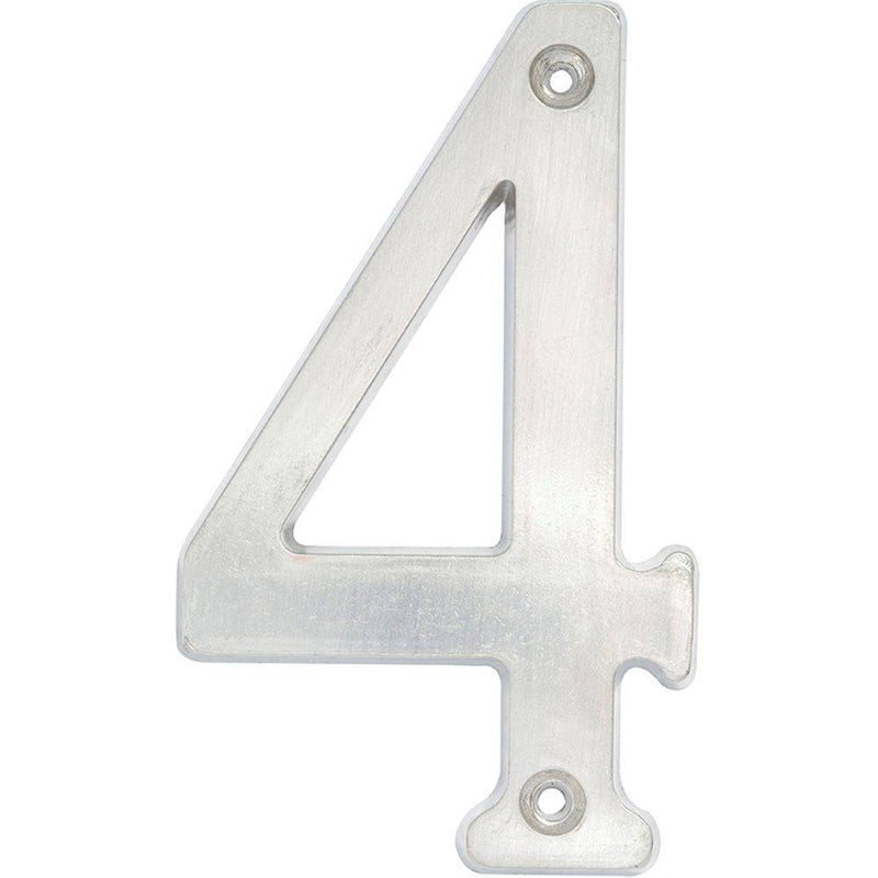 Numero 4 Slim 4" Cromo Satinado Lock