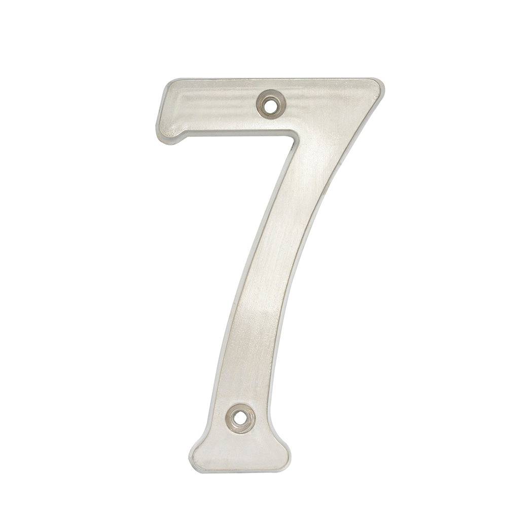 Numero 7 Slim 4" Cromo Satinado Lock