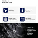 Bolso dry bag 100% impermeable 25L Negro Rhinowalk