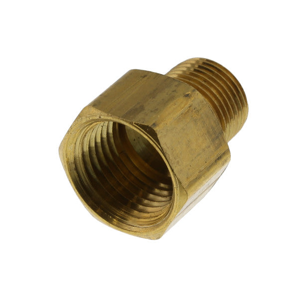 Reduccion adaptador hexagonal de latón 1/2" x 3/8" para tuberías