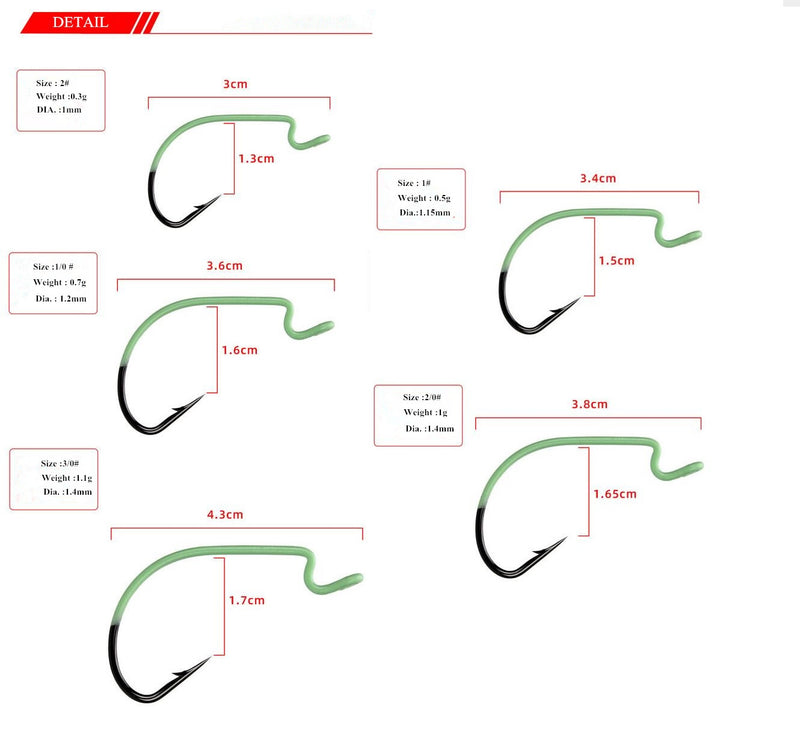 Anzuelos reflectivos Kit de 20 Uds.