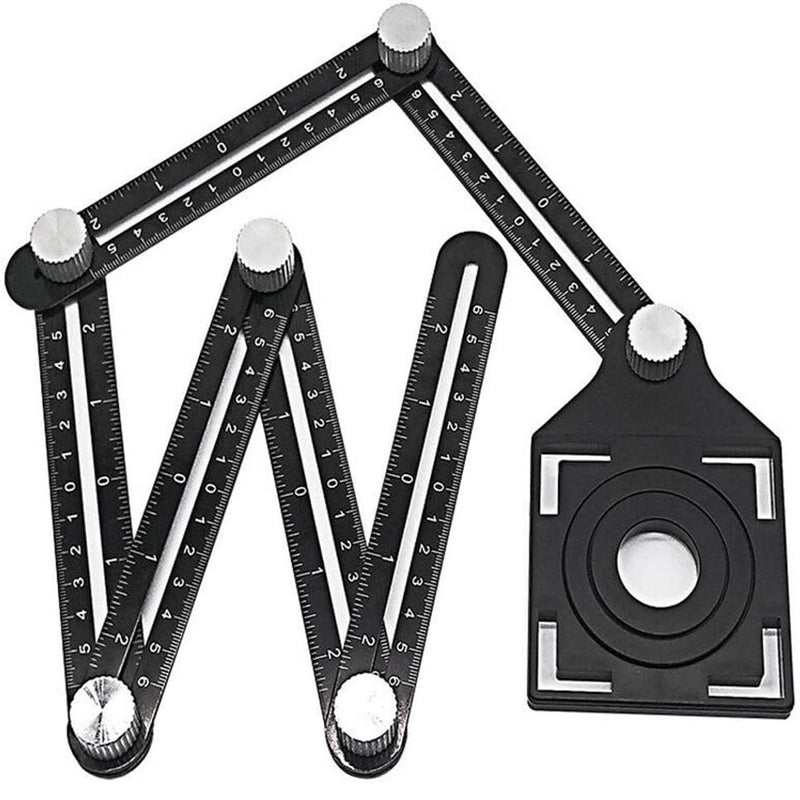 Plantilla compás ajustable localizador de agujeros