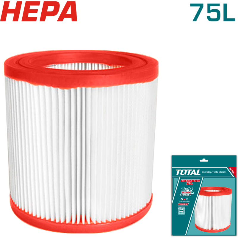 Filtro para Aspiradora TVC24751. HEPA. Nivel de filtrado F8. Eficiencia de filtrado > 95%