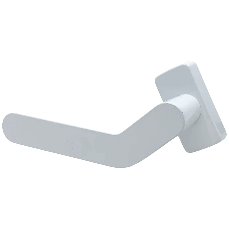 Manilla Acodada Derecha. Operador de Multipunto. Cuadrillo 8X8. Acabado Pintado Blanco