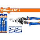 Tijeras de aviador 10" Izquierda. Espesor máx. de corte. Acero al carbono ≤1,2 mm