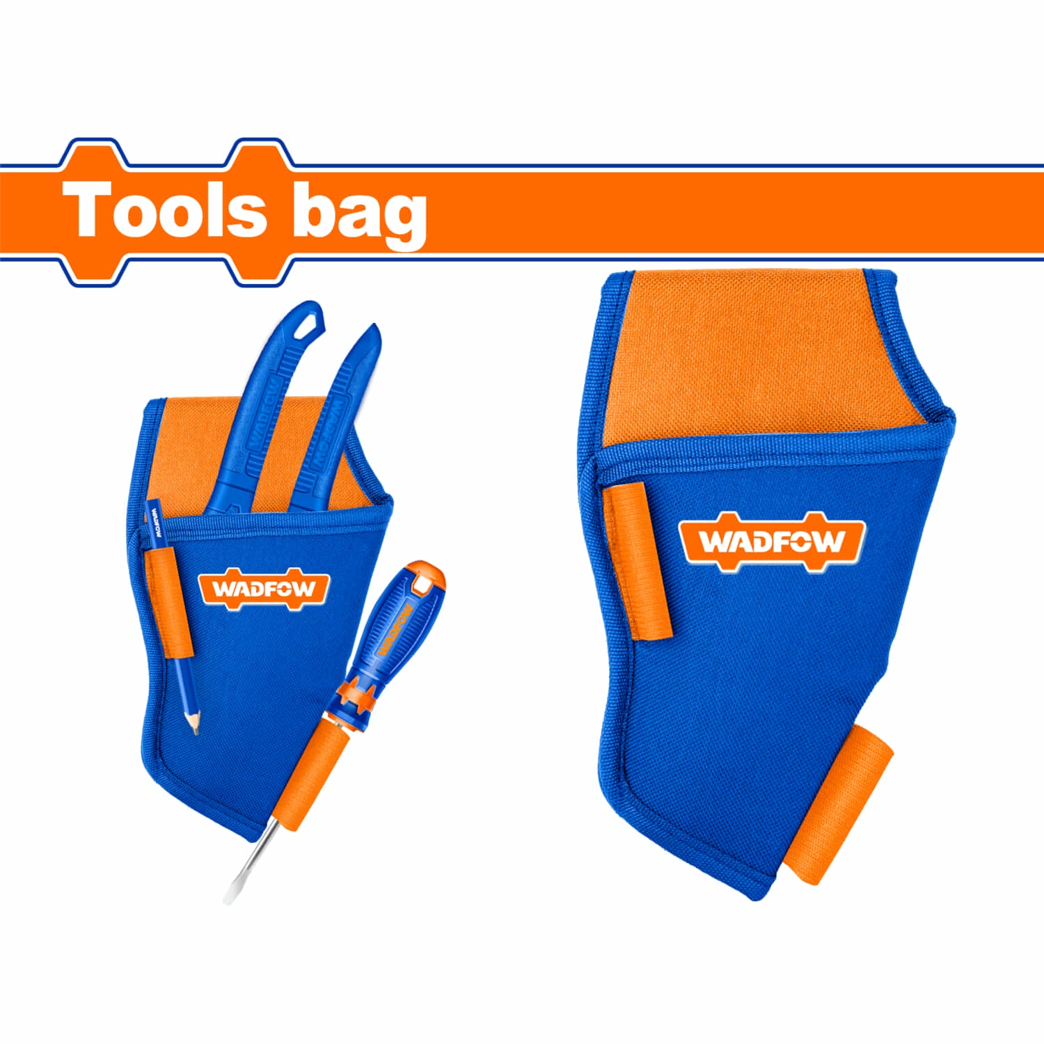 Bolso Para Herramientas Para Cinturón 200X120mm. Incluye 2 bolsillos. Compatible con WTG1100