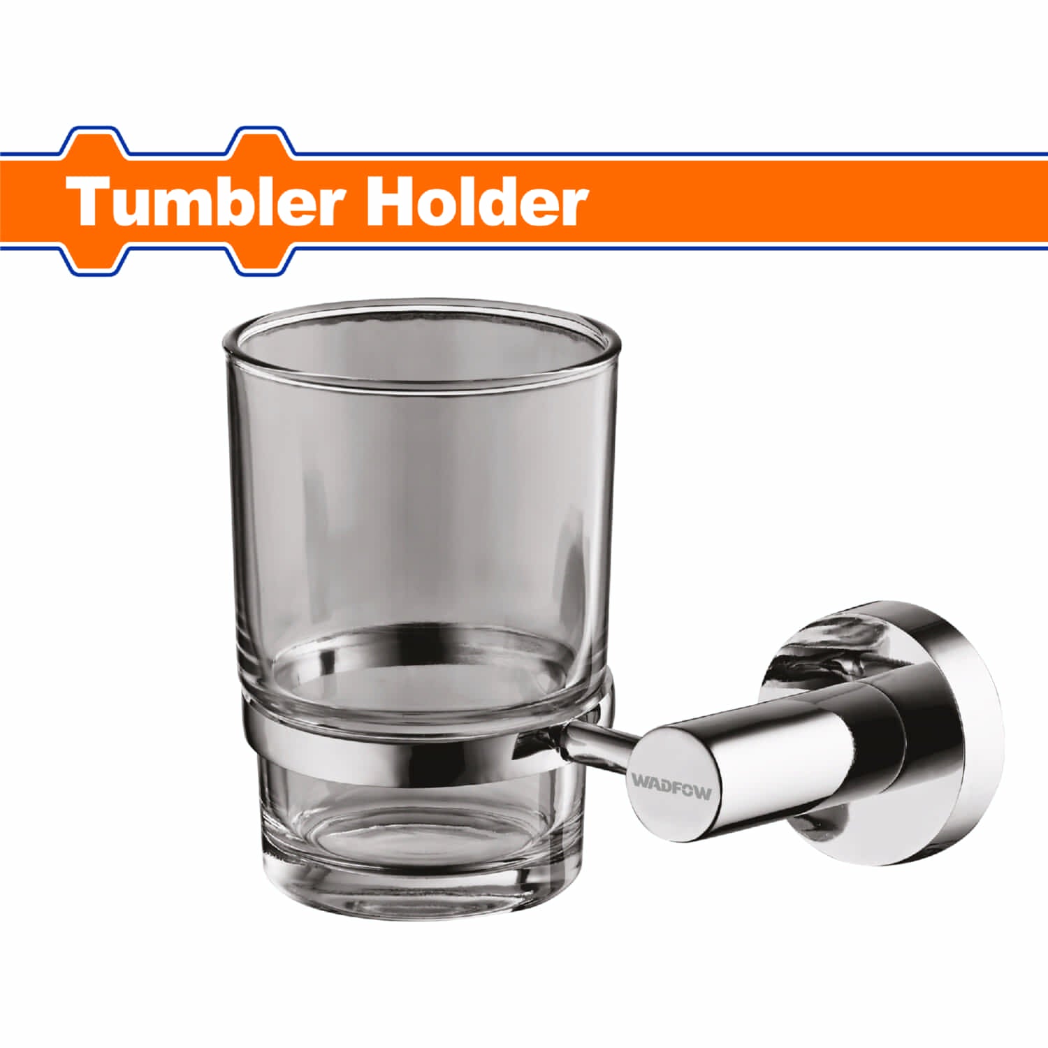 Soporte para cepillo de dientes con vaso de cristal. Para baño Acabado Zinc. Incluye tornillos. Set. Cepillera
