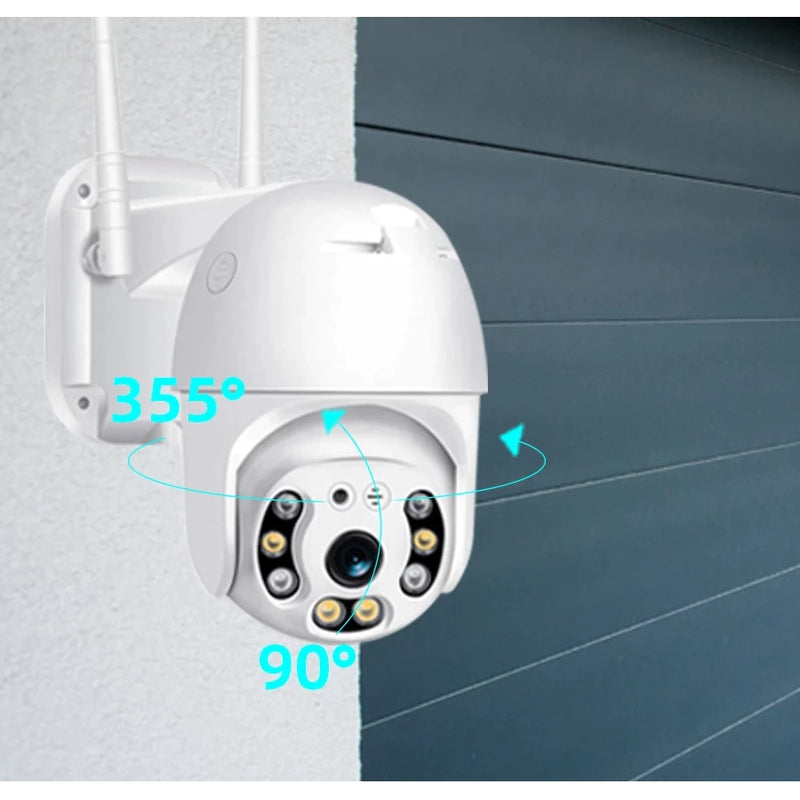 Cámara de seguridad inteligente con Wifi, a prueba de agua. 2MP.