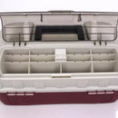 Caja 4 niveles señuelos y herramientas de pesca