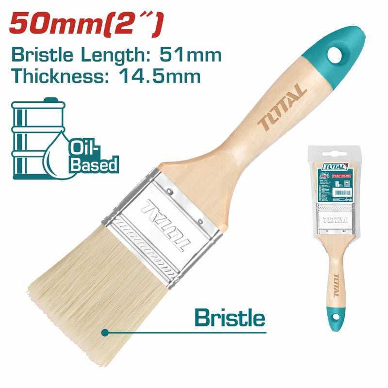 Brocha de 2" Mango de madera.