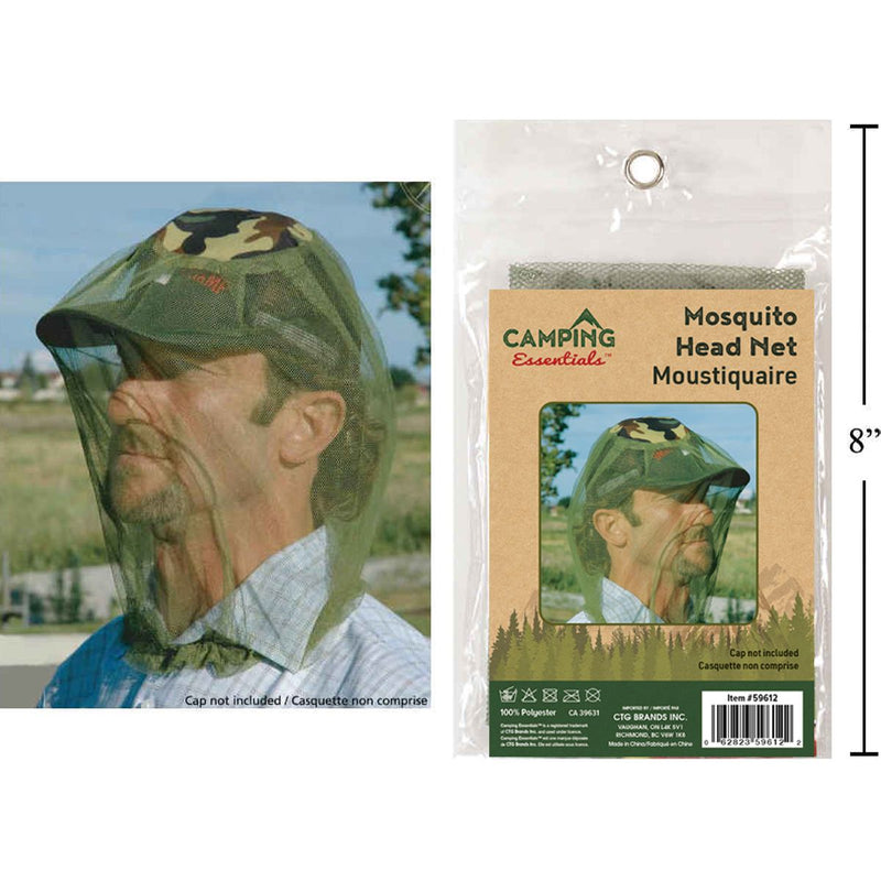 Mosquitera de cabeza para acampar