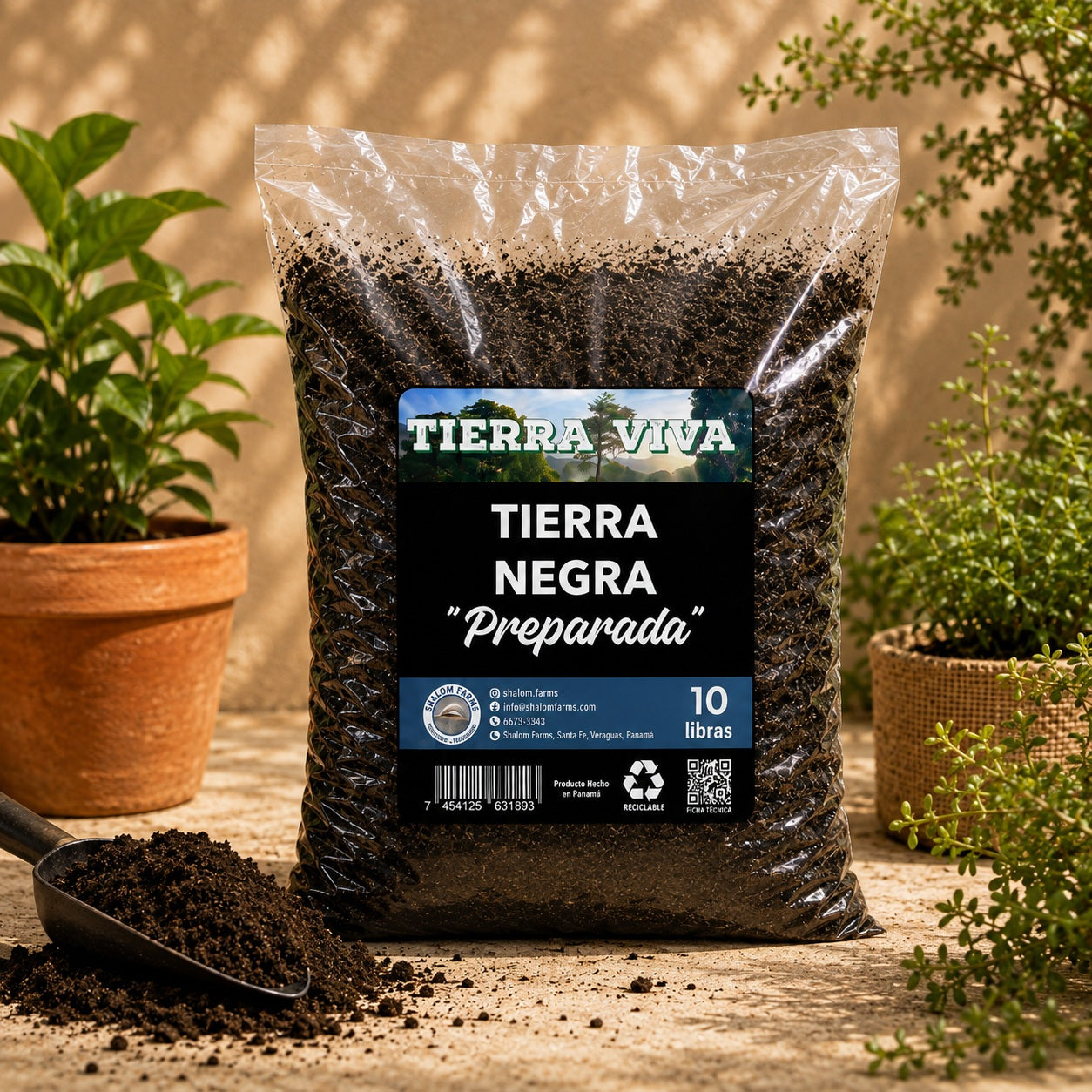 Tierra Negra Preparada 10 libras