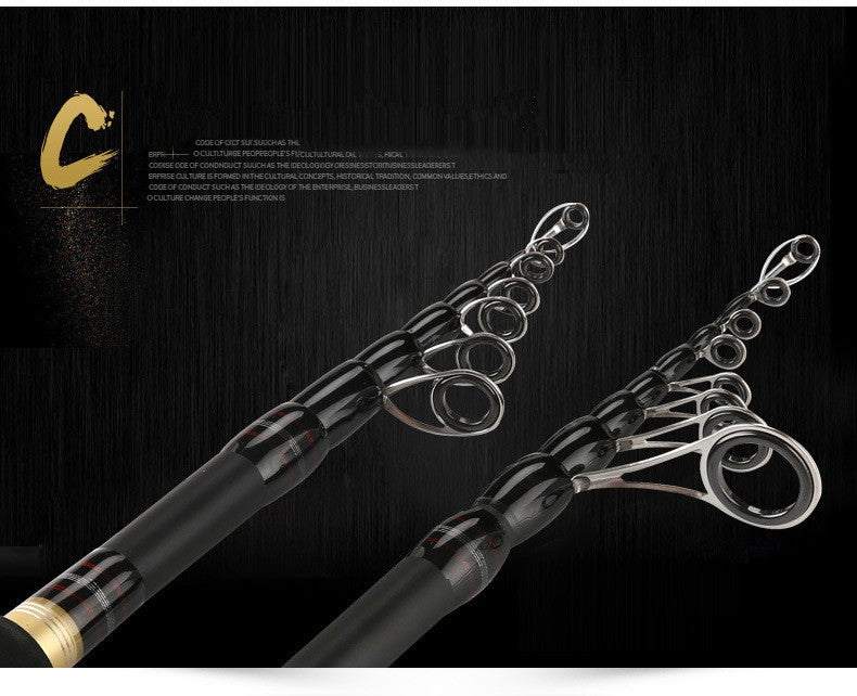 Caña de pesca Casting 2.4 m ligera