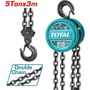 Tecle de cadena 5 ton. Altura máx. 3m. de doble cadena