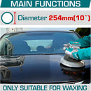 Pulidora orbital de 254 mm. 20V  2500 rpm inalámbrica para carro No incluye batería ni cargador