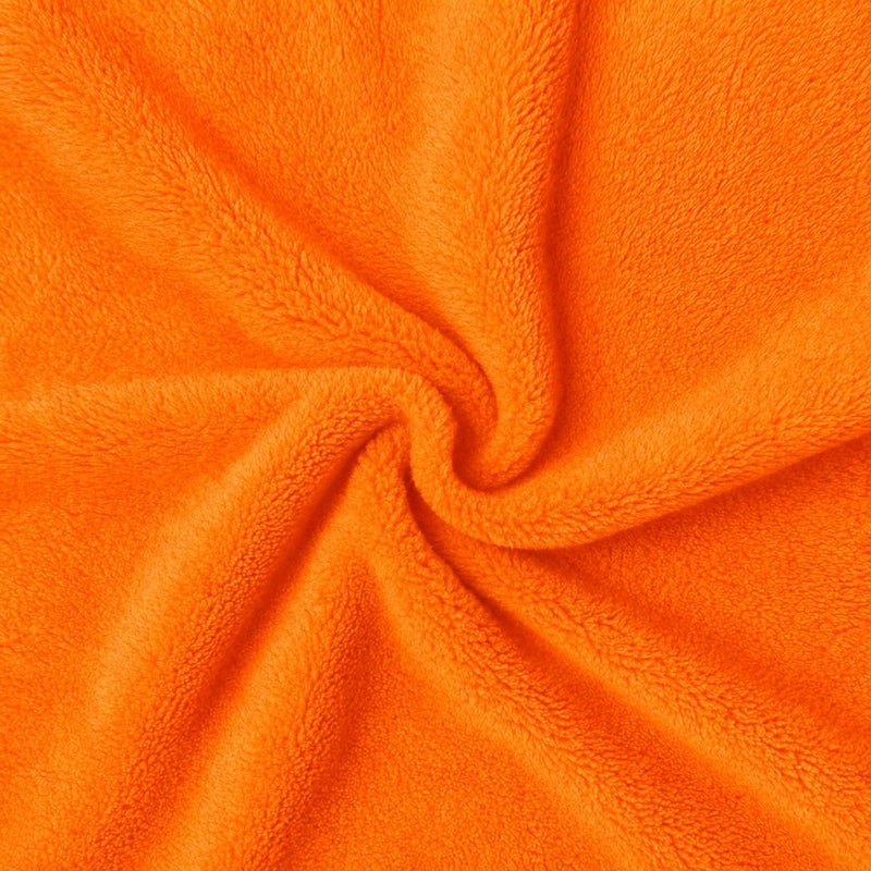 Paño de Microfibra Color Naranja 40 x 60cm. Trapo De Limpieza Absorbente. (340gsm)